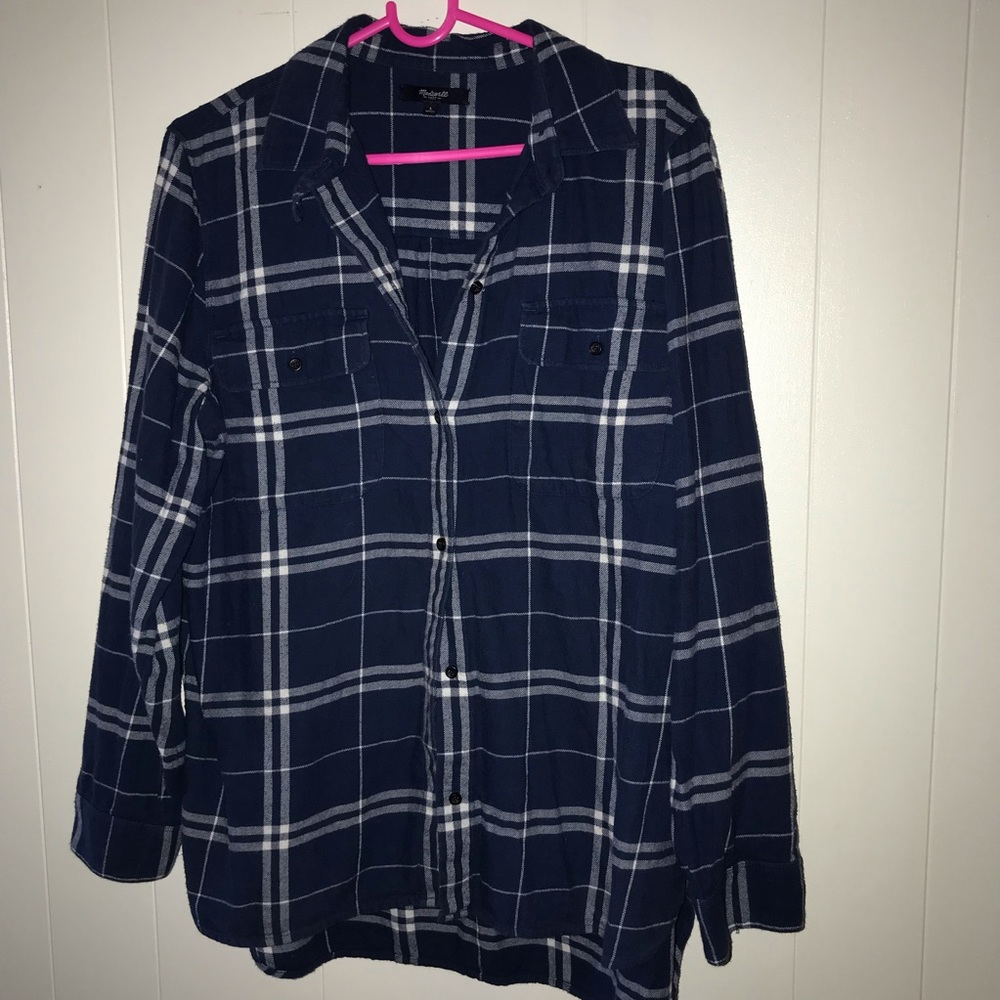 Madewell Aurora plaid flannel
